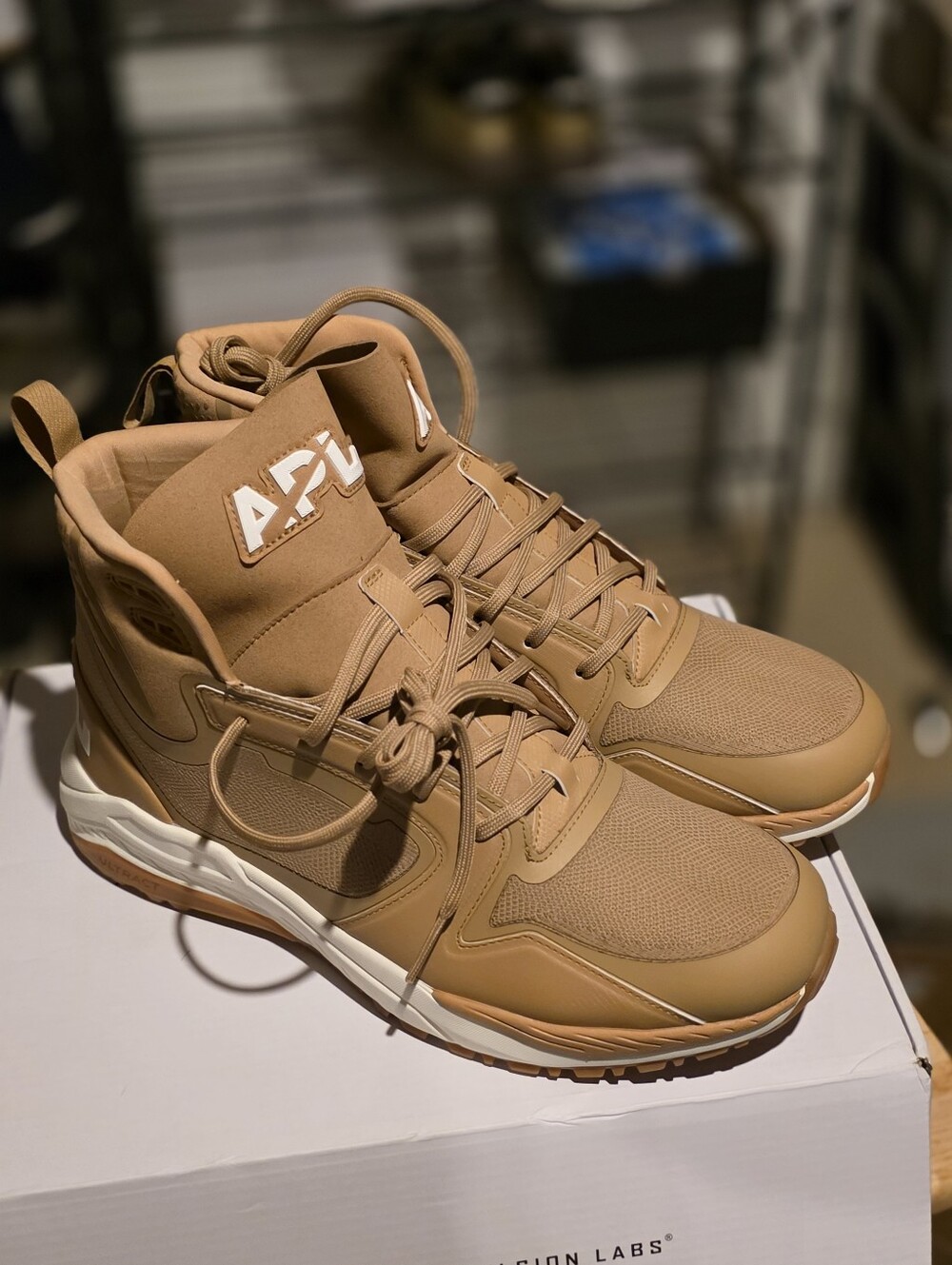 APL Men's High-Top Athletic Boots in Tan